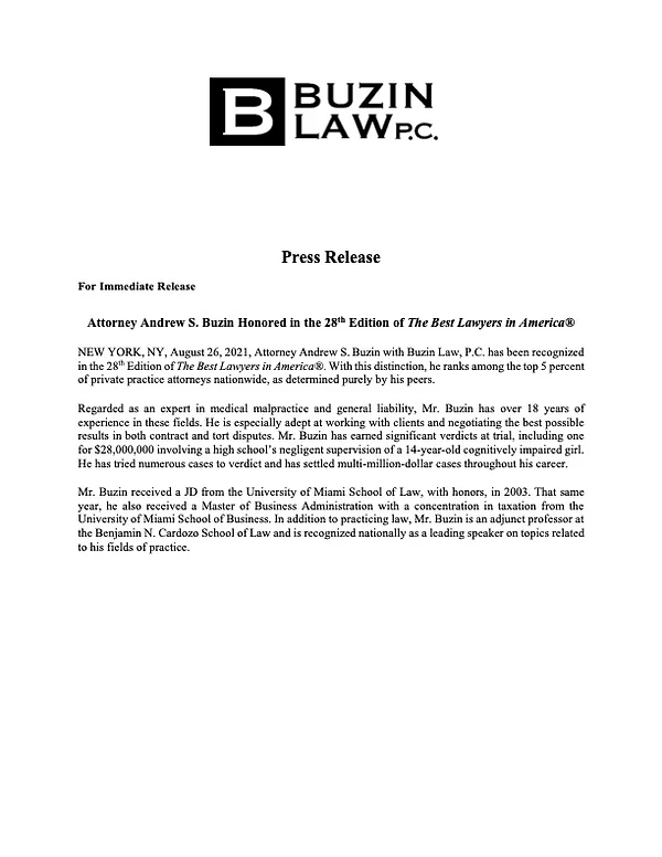 press Release Best Lawyers